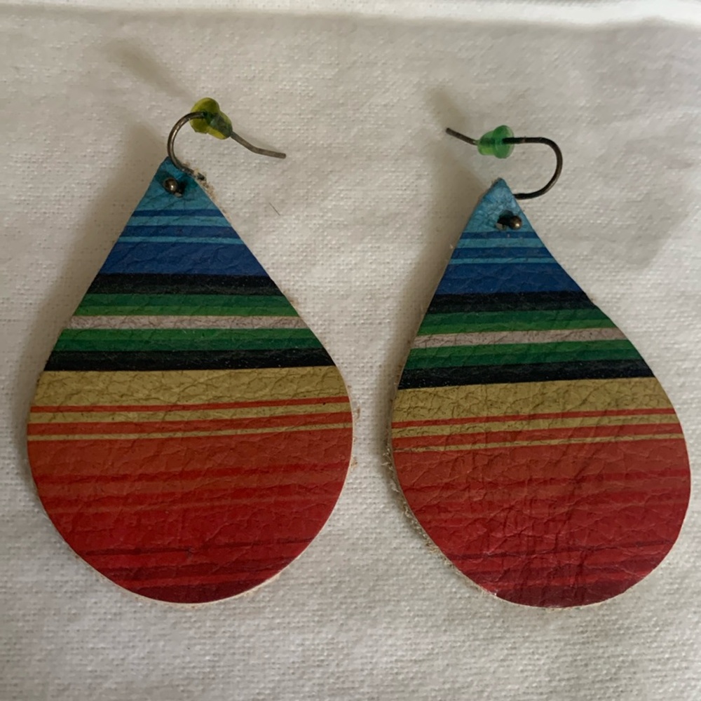Multi colored earrings